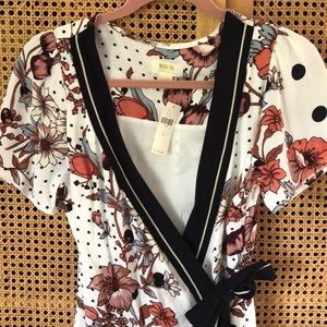 Anthropologie Maeve Floral Wrap Dress. NWT.